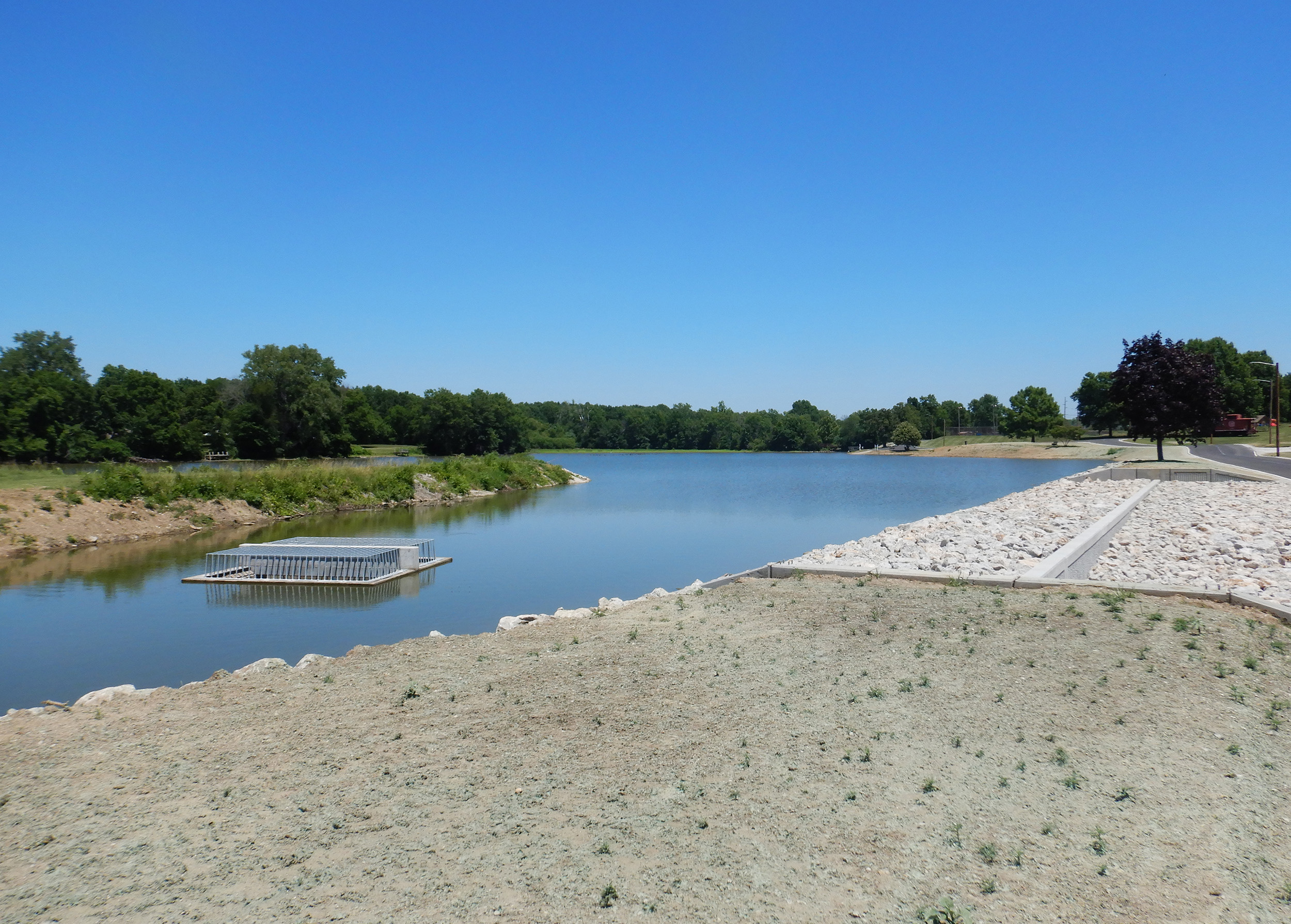 Wilson & Company increase storage capacity 4-feet at the Upper and City Lake dam. 