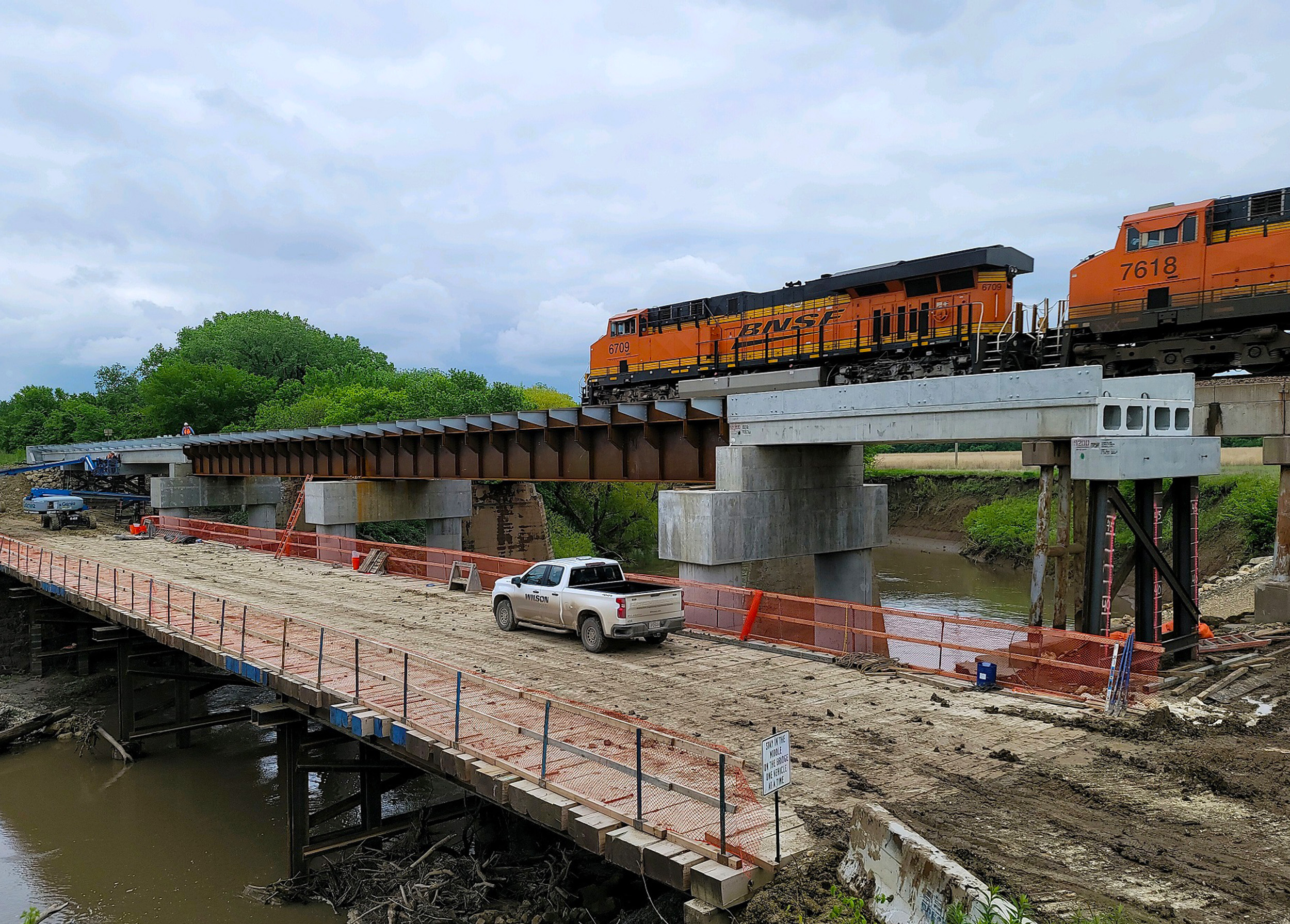 Wilson & Company provided construction management, quality assurance, and survey services on the BNSF Emporia CMGC Project.