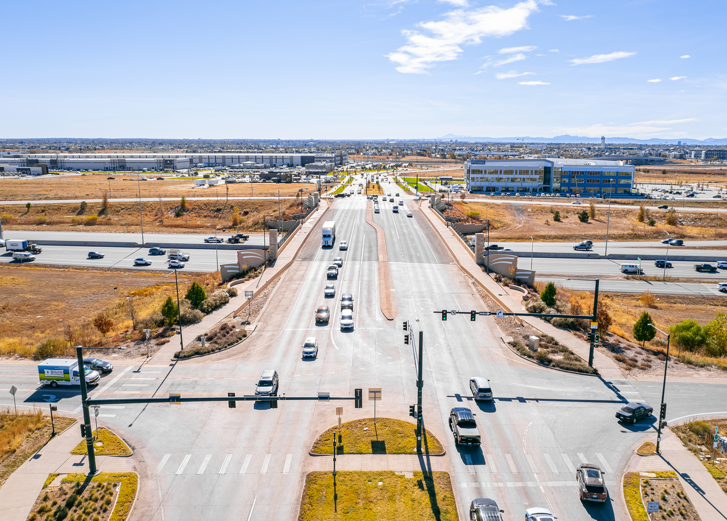 The Central Park Boulevard bridge was the first horizontal design-build project in Denver.