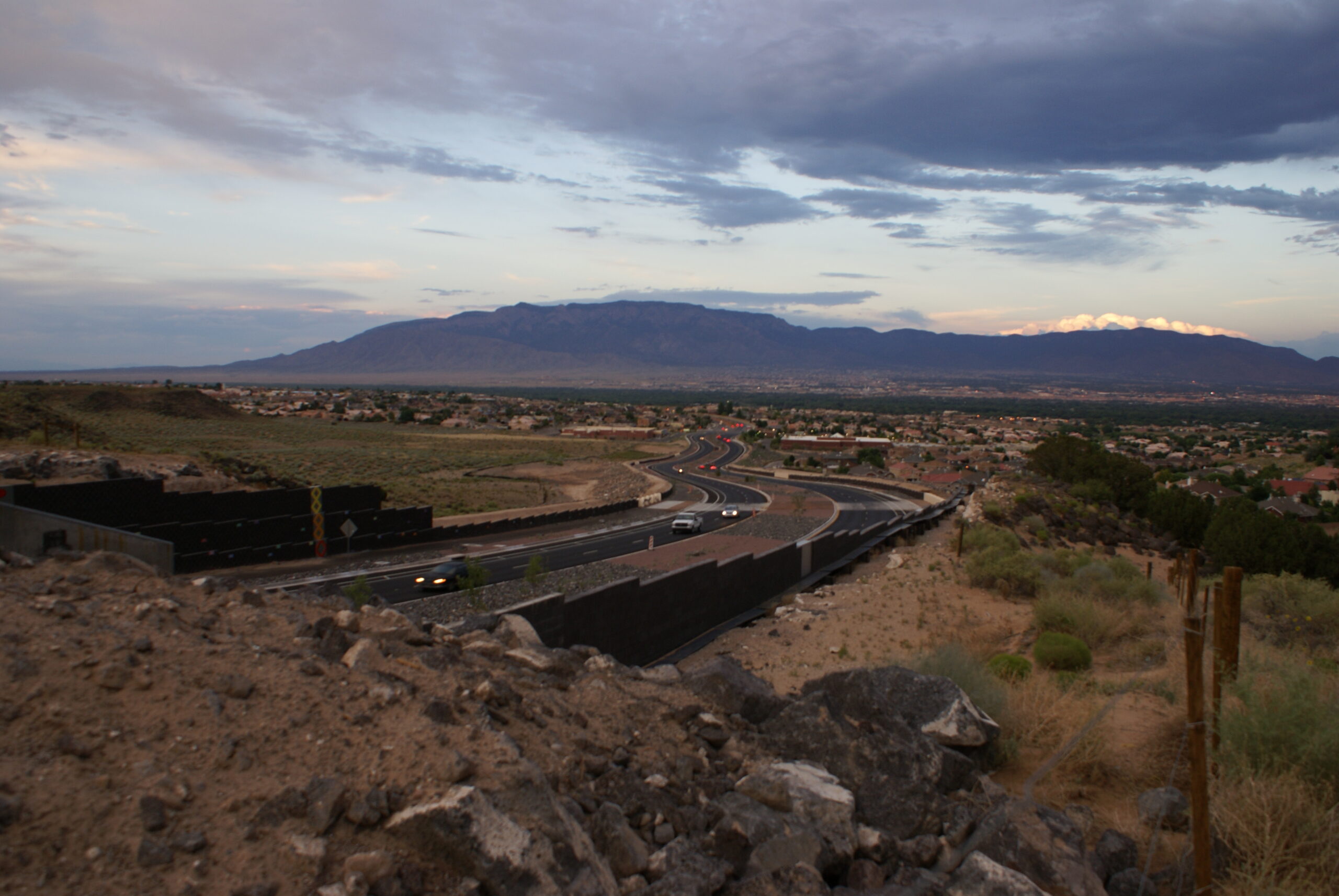 The new design of the interchange provides significant safety and operational improvements for commuters in the Albuquerque area.