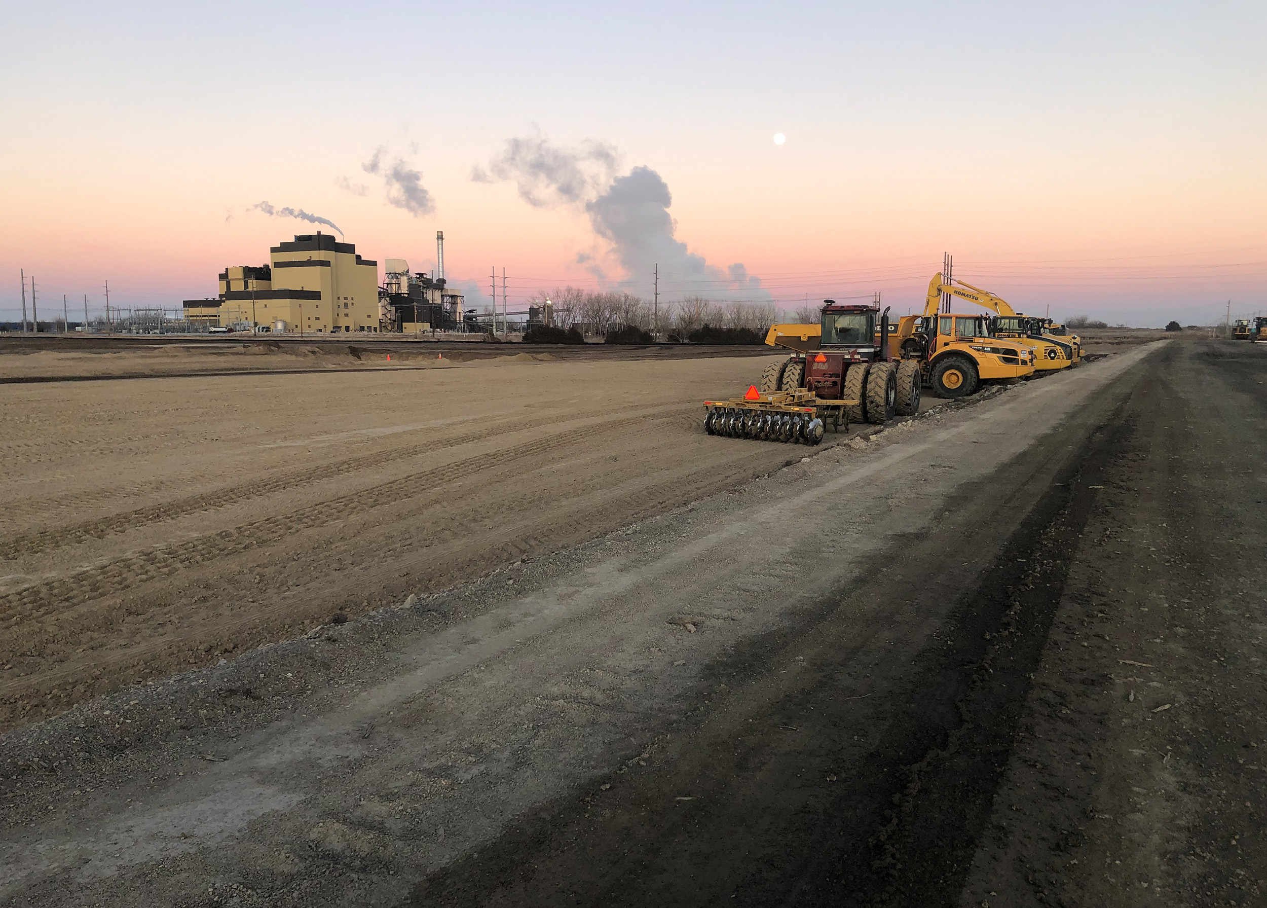 Construction of the Heartwell Renewables Diesel Unloading/Loading Facility.