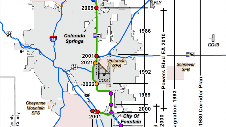 Power Boulevard corridor development.